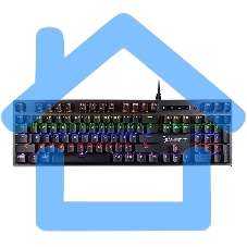 Клавиатура A4Tech B760 механическая черный/серый USB Gamer LED