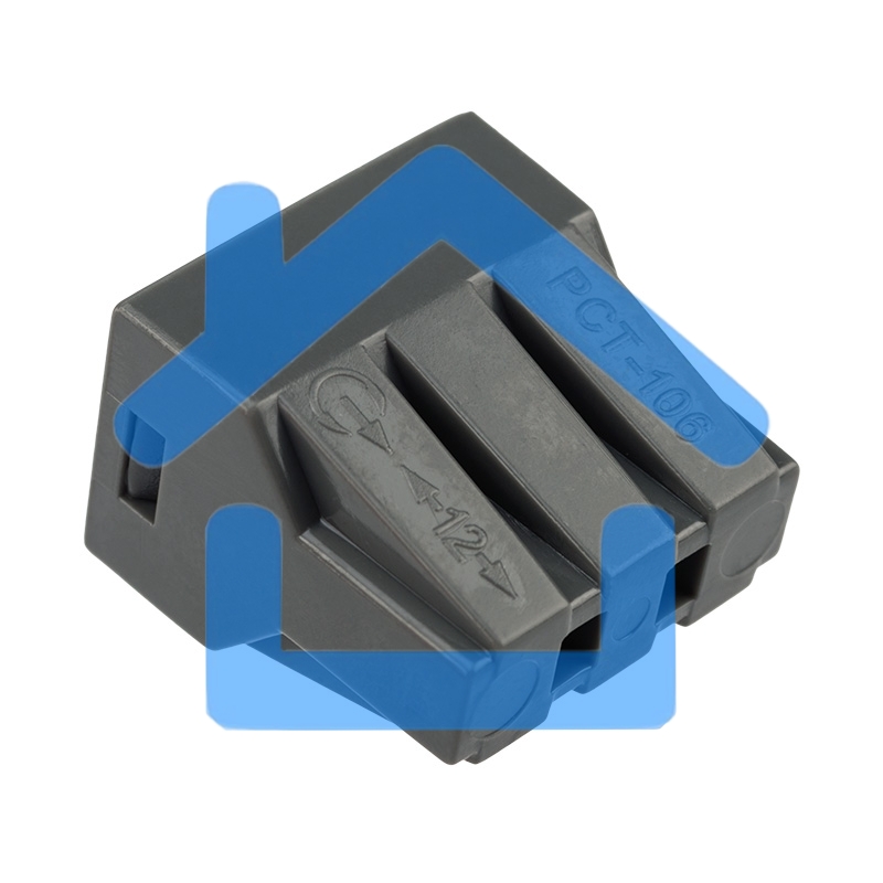 Экспресс-клемма с пастой, 6-проводная до 2,5 мм², серая (50 шт./уп.) (773-306) Rexant