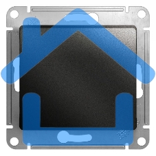 Механизм выключателя 1-кл. СП GLOSSA 10А IP20 10AX антрацит SchE GSL000711