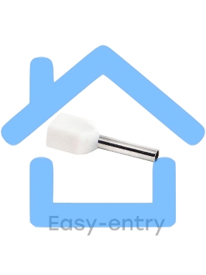 Наконечник штыревой втулочный изол. НШвИ(2) 0.5-8 (уп.50шт) EKF nhvi2-0.5-8