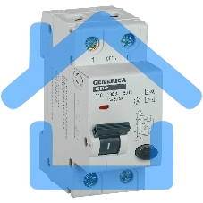 Выключатель автоматический дифференциального тока Iek MAD25-5-010-C-30 АВДТ 32 C10 - GENERICA