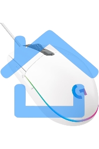 Мышь проводная Logitech G102 LIGHTSYNC белый, 8000 dpi, USB, кнопки - 6