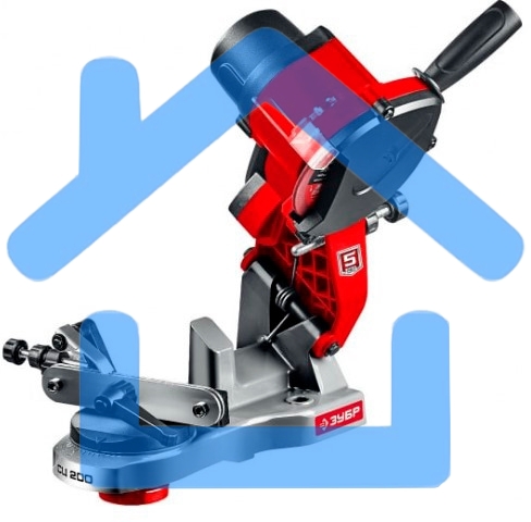 Станок заточной ЗУБР СЦ-200 для пильных цепей, d104 мм, 90 Вт