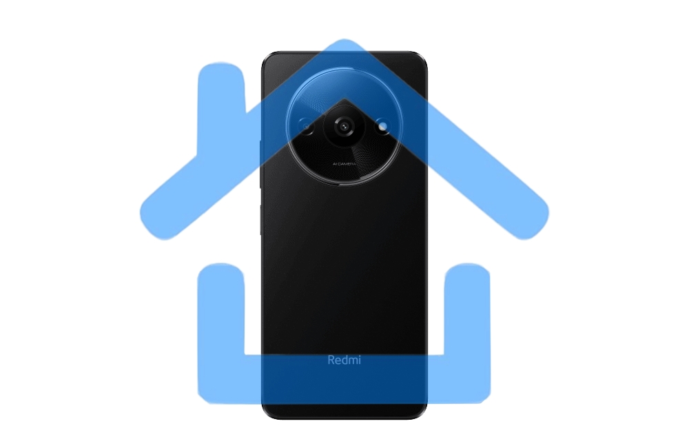 Смартфон Xiaomi Redmi A3, 4/128Gb, черный