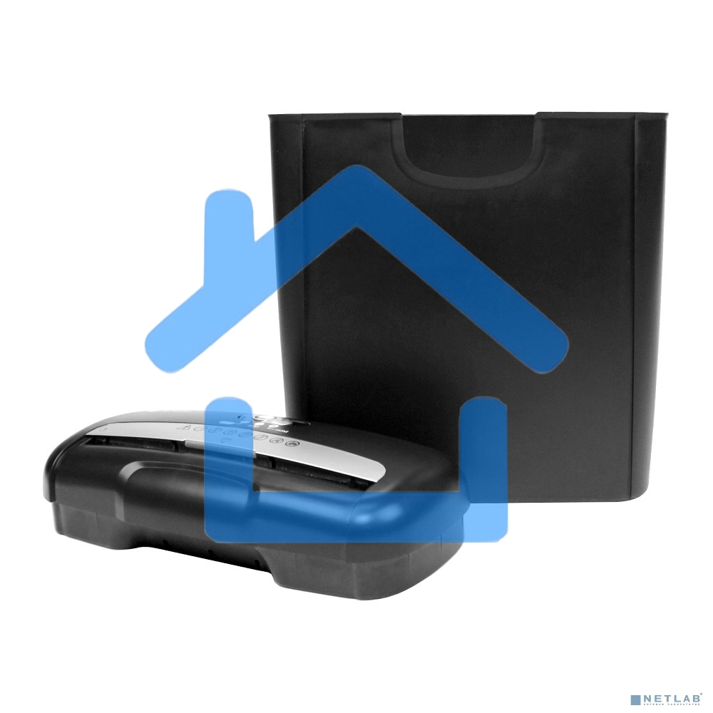 Уничтожитель документов ГЕЛЕОС УД10-2, DIN P-2 (2 ур-нь секр.), полоса 5,8мм, 8 лист (70г/м2), пл.карты/скобы, 10 литров