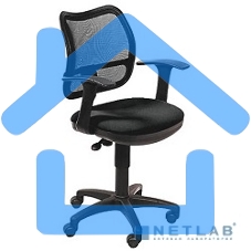 Кресло компьютерное Бюрократ Ch-797AXSN 26-28 спинка черная сетка, сиденье черное 26-28, Т-образные подлокотники