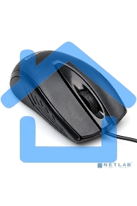 Мышь проводная Dialog Comfort MOС-17U черный, 1200 dpi, USB, кнопки - 3