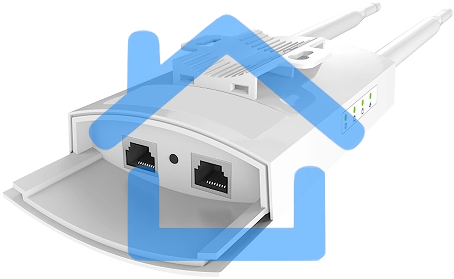 Повторитель беспроводного сигнала Cudy RE1200 OUTDOOR AC1200 Wi-Fi белый