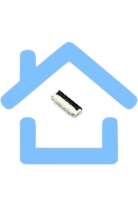 Разъем FPC Flip-Lock 1010-10RLGF 10 pin высота 1мм шаг 1мм