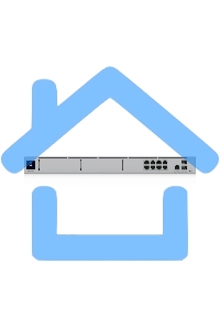 Маршрутизатор Ubiquiti UniFi Dream Machine Pro Max Многофункциональное устройство, объединяющее маршрутизатор, коммутатор и контроллер