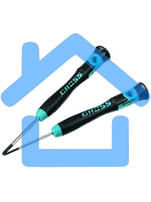 Набор отверток GROSS 13347для точной механики crmo двухкомпонентные рукоятки 6шт. пласт. бокс