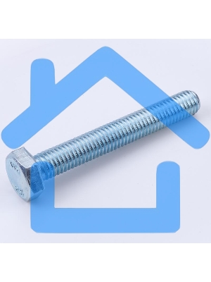 Болт М6х12 с шестигранной головкой оцинк. DIN 933 (уп.100шт) класс прочн. 8.8. пакет СТРОЙМЕТИЗ UTORM969093М612