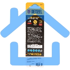 Сверло по керамической плитке Denzel 8 мм, крестовая пластина, 6-гр. хвостовик