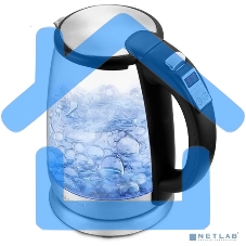 Чайник электрический Kitfort КТ-628 1.7л. 2200Вт серебристый (корпус: стекло)