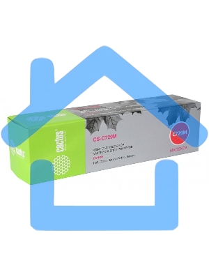 Картридж Cactus CS-C729M пурпурный (1000 стр.) для принтеров Canon i-SENSYS LBP7010C/ LBP7018C