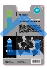 Картридж струйный Cactus CS-51645 черный (44 мл) для HP DJ 710c/720c/722c/815c/820cXi/850c/870cXi/880c