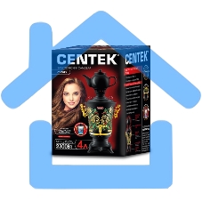 Самовар Centek CT-0093 черный/хохлома