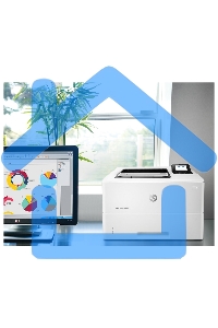 Принтер лазерный HP LaserJet Enterprise M507dn (1PV87A), A4, ч/б, печ. до 43 стр/мин, 1200 x 1200 dpi, USB, RJ-45, Air Print, Mopria