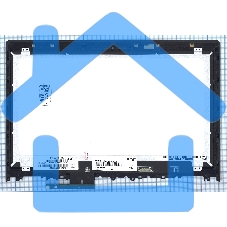 Модуль (матрица + тачскрин) для Lenovo Edge 2-1580 черный с рамкой