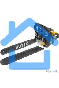 Бензопила Huter BS-62 70/6/6 2,2 кВт, 62 см3, бак 0,55 л, антивиб. система, шина 50см/20