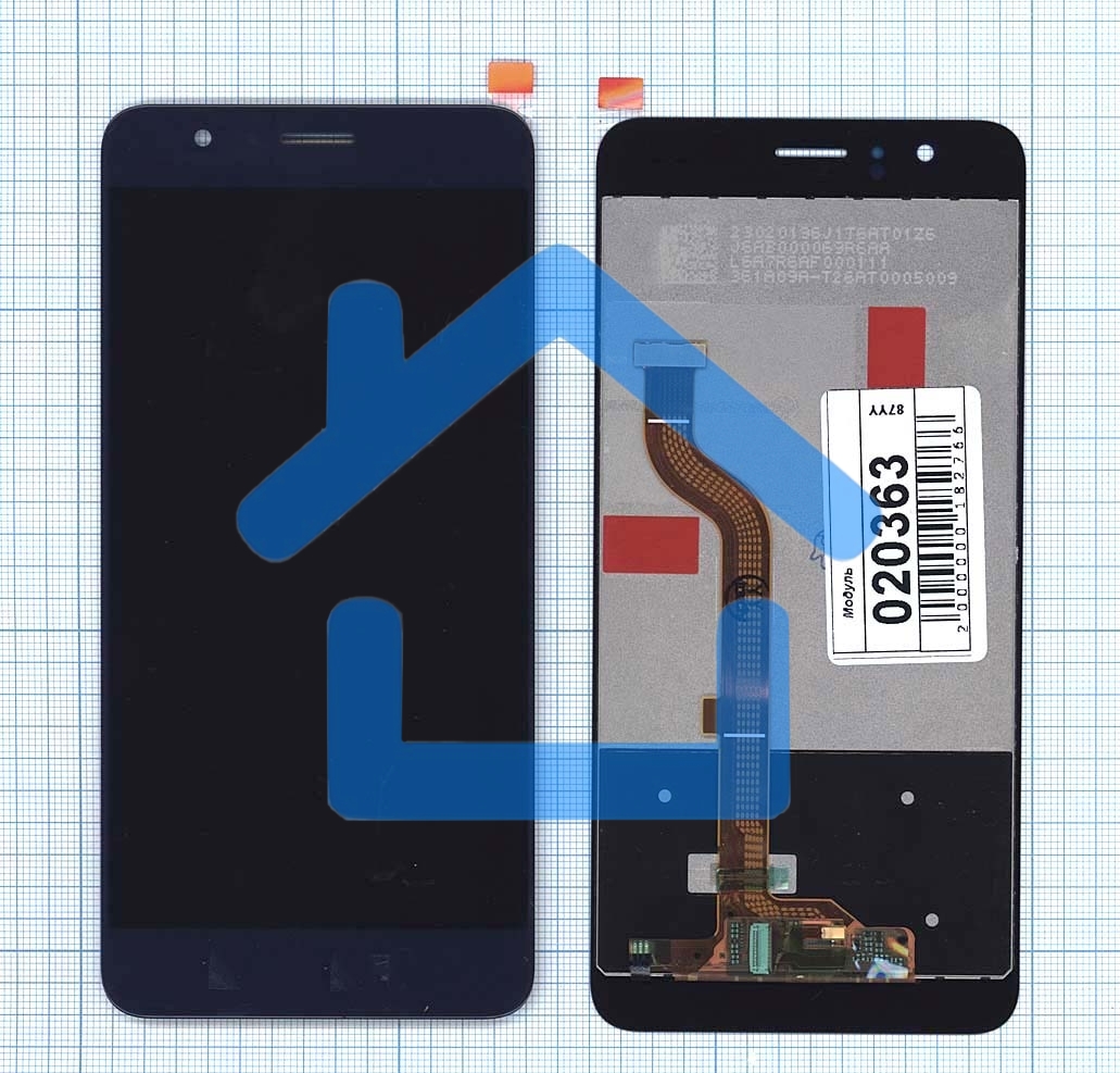 Дисплей для Huawei Honor 8 синий