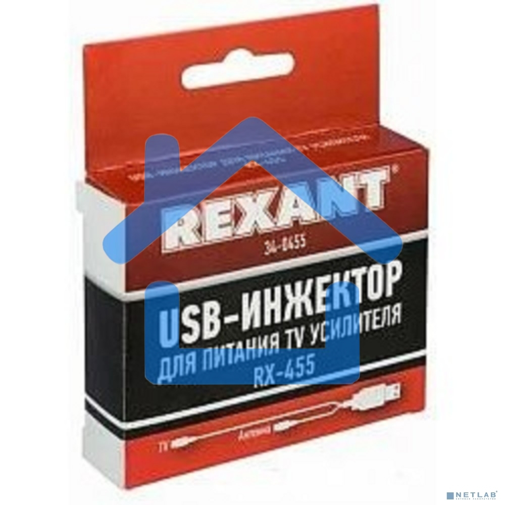 USB инжектор питания для активных антенн RX-455 Rexant