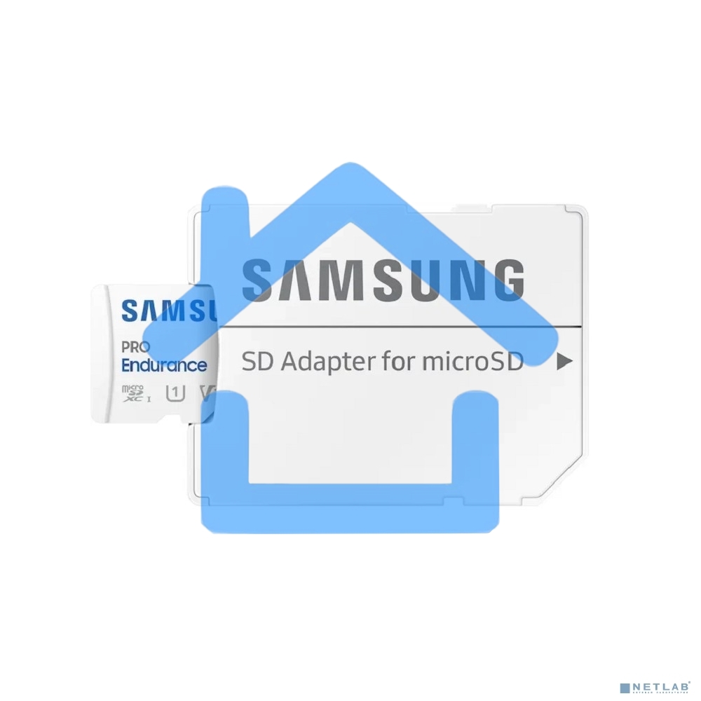 Флеш карта microSDXC 64Gb Samsung PRO Endurance (для видеорегистратора) Class 10, UHS-I, W 30 МБ/с, R 100 МБ/с, <MB-MJ64KA/APC> адаптер на SD