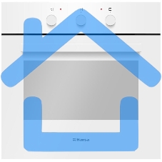 Встраиваемая электрическая духовка Hansa BOEW64111 белый