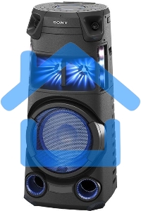 Минисистема Sony MHC-V43D черный/CD/CDRW/DVD/DVDRW/FM/USB/BT