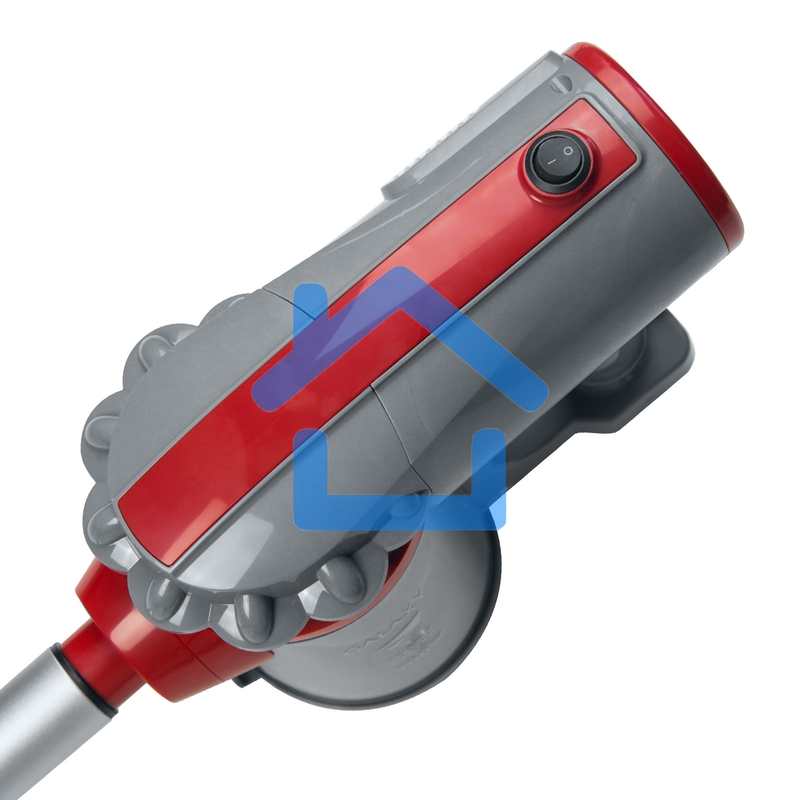 Пылесос вертикальный Galaxy GL 6255 серый/красный, питание от сети, 150 Вт, уборка сухая, пылесборник 0.8 л