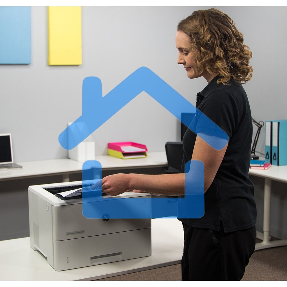 Принтер лазерный HP LaserJet Enterprise M507dn (1PV87A), A4, ч/б, печ. до 43 стр/мин, 1200 x 1200 dpi, USB, RJ-45, Air Print, Mopria