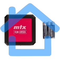 Лазерный уровень XQB GREEN Basic SET, 20 м, зеленый луч, батарейки, резьба 1/4