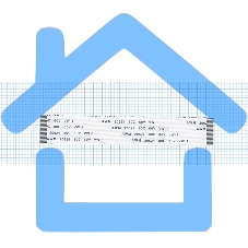 Шлейф универсальный 32pin, шаг 0,8мм, длина 10см