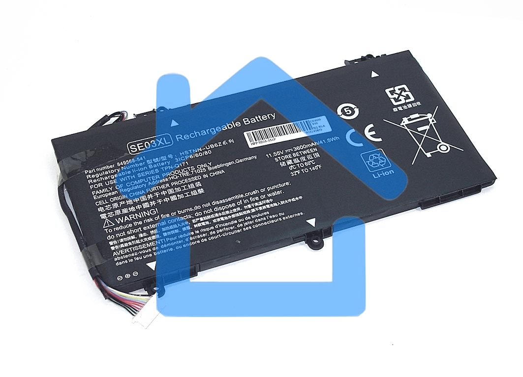 Аккумуляторная батарея для ноутбука HP Pavilion 1411.55V 41.5Wh OEM черный