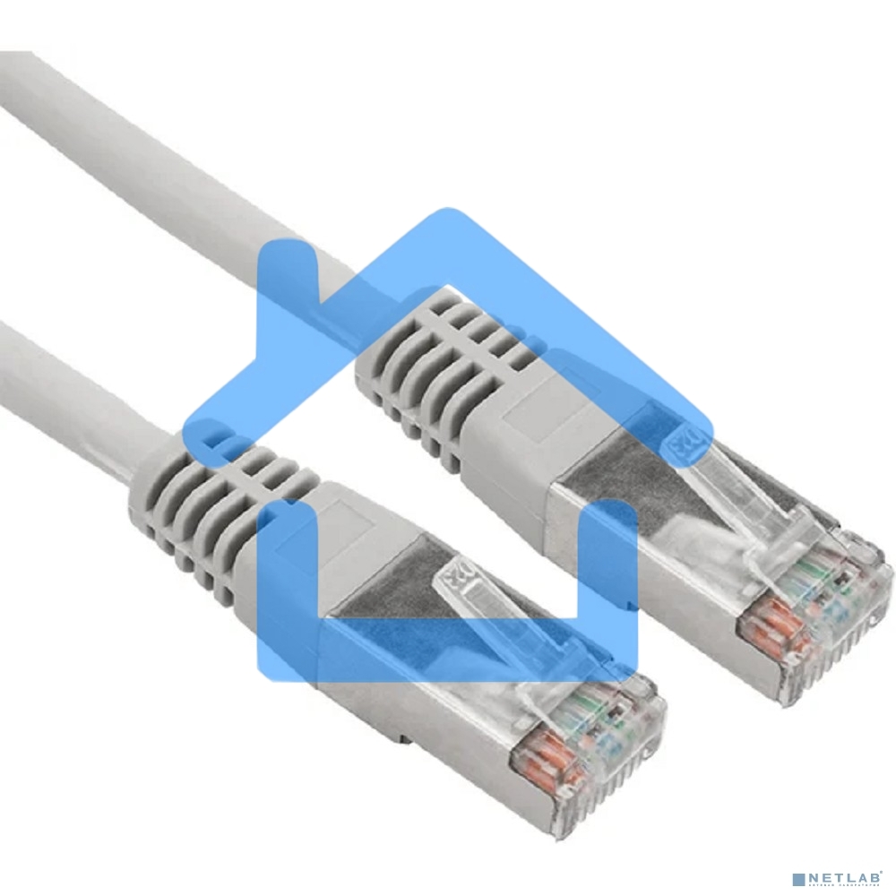 Пaтч-корд Rexant F/UTP, категория 5e, RJ45-RJ45, экранированный, 24AWG, LSZH, серый, 1,5м