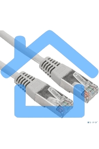 Пaтч-корд Rexant F/UTP, категория 5e, RJ45-RJ45, экранированный, 24AWG, LSZH, серый, 1,5м