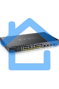 Коммутатор Smart L3 Lite PoE+ Zyxel NebulaFlex XGS1935-28HP, rack 19