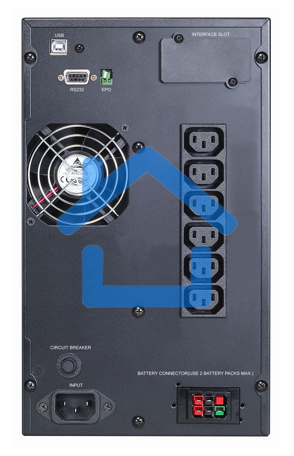 Источник бесперебойного питания Powercom Macan MAC-1500 1500Вт 1500ВА черный