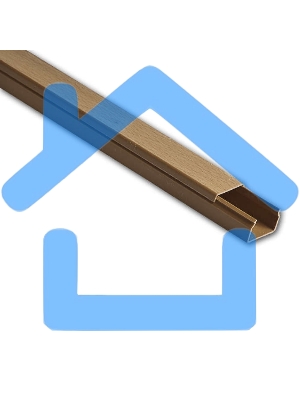 Кабель-канал 25х16 L2000 пластик бук (светл. основа) Рувинил РКК-25х16-38М