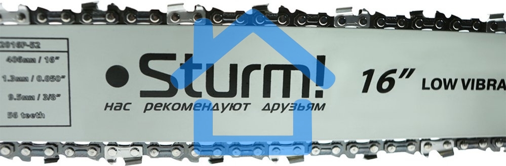 Электрическая цепная пила Sturm! CC2016P 2000Вт дл.шины:16