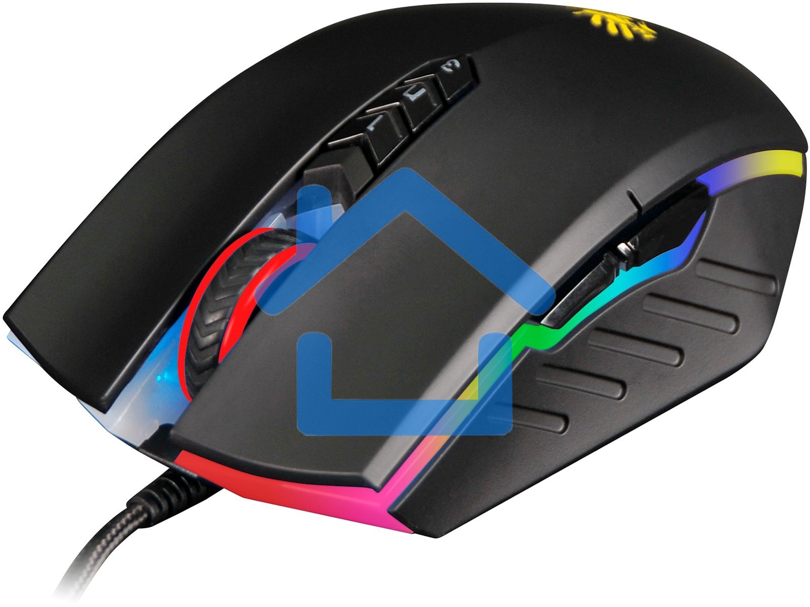 Мышь проводная A4Tech Bloody A70A черный, 6200 dpi, USB Type-A, кнопки - 8