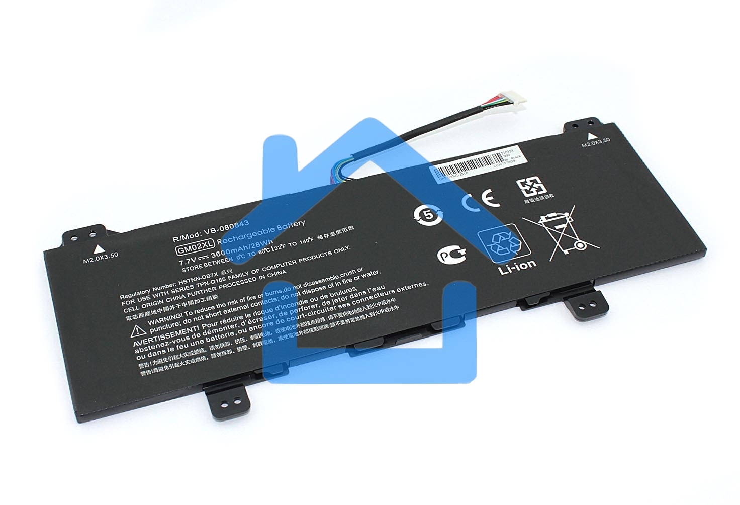 Аккумуляторная батарея для ноутбука HP 14-CA 7.7V 3600mAh OEM