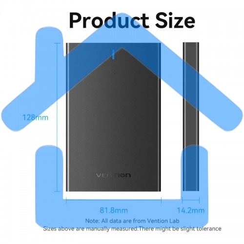 Внешний корпус Vention для HDD/SSD 2.5