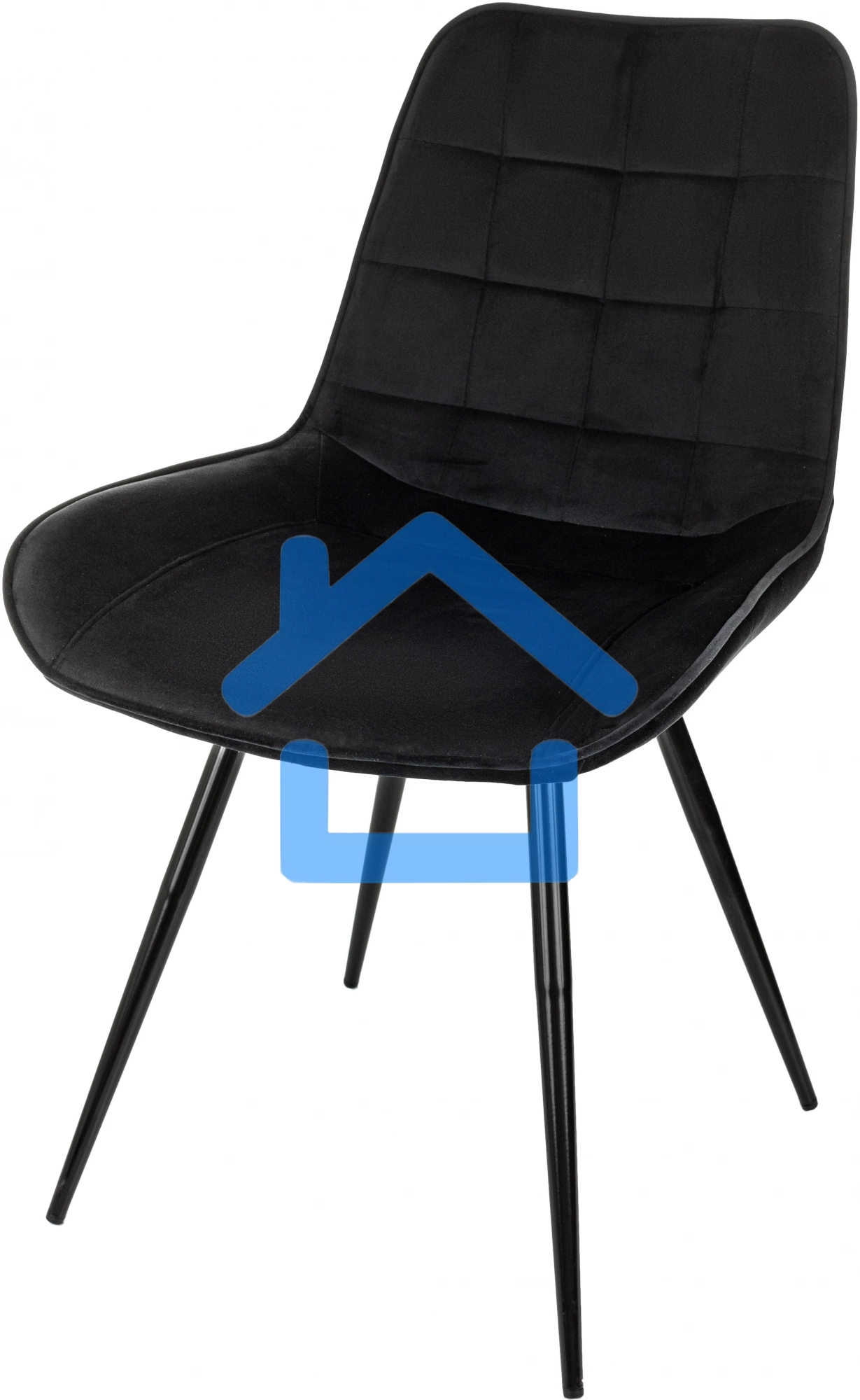 Стул для дома Бюрократ CH-K2_4 комплект 4шт черный Holland 75 металл черный на ножках (CH-K2_1/HL75_4)