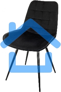 Стул для дома Бюрократ CH-K2_4 комплект 4шт черный Holland 75 металл черный на ножках (CH-K2_1/HL75_4)