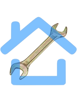 Ключ гаечный рожковый Rexant 12х13 мм, желтый цинк