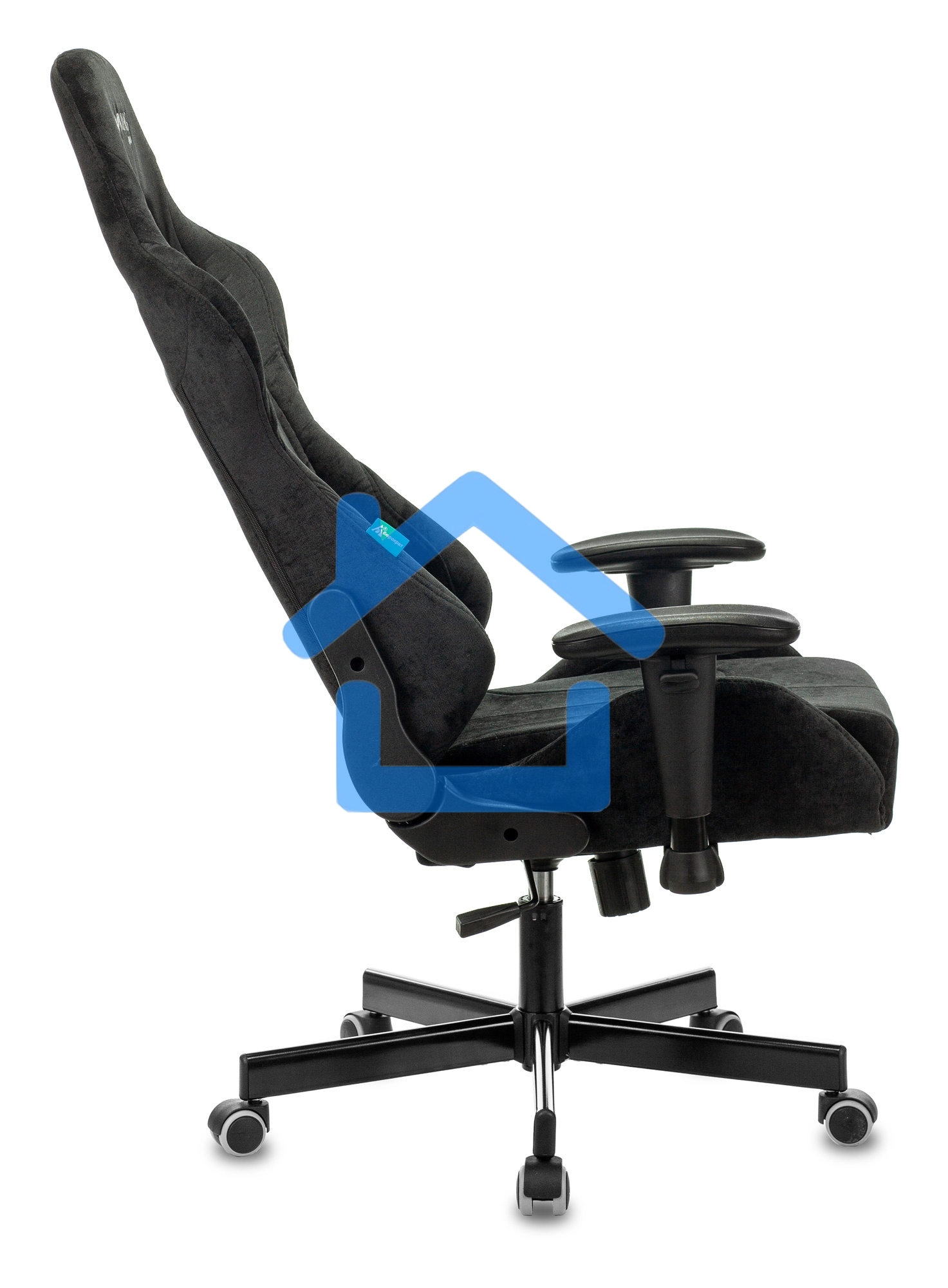 Кресло игровое Бюрократ VIKING KNIGHT LT20 FABRIC черный крестовина металл/пластик