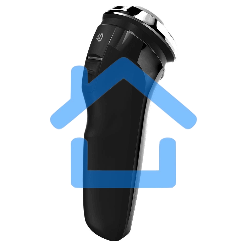 Электробритва Polaris PMR 0305R wet&dry PRO 5 blades элктрическая, черный/хром