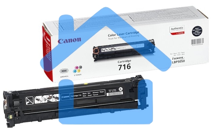 Картридж лазерный Canon Cartridge 716BK (1980B002) черный (2300 стр.) для Canon LBP-5050/5050N