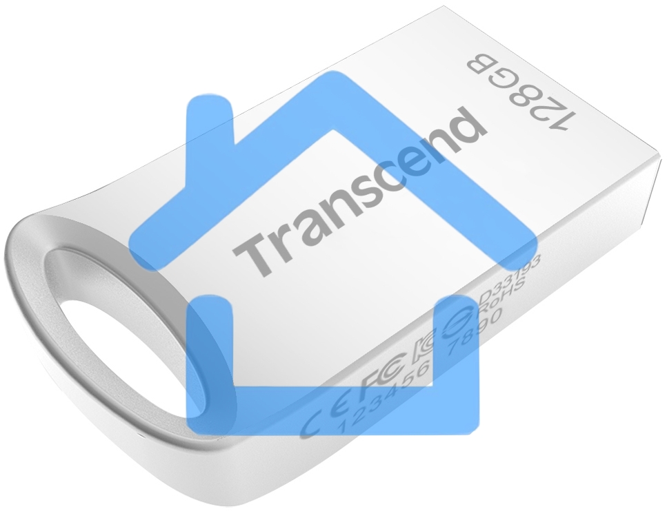 Флешка USB R/W Transcend 128Gb JETFLASH 710 (Silver)
